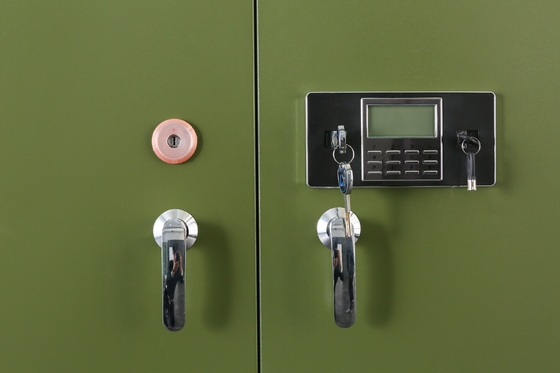 Cerradura electrónica de acero del gabinete del arma de la puerta doble de la alta seguridad