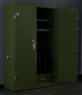 Gabinete de almacenamiento de los armas del tamaño del armario de la seguridad del arma del metal de los muebles del ejército diverso