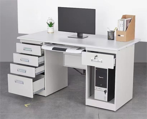 Muebles de oficinas integrados de madera de la tabla W1200mm del escritorio del ordenador del metal