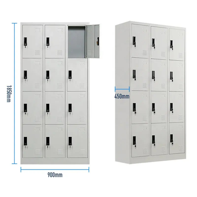 Estructura colorida de los armarios KD de la oficina del metal de la puerta del OEM 12 del diseño moderno