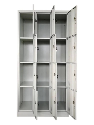 Estructura colorida de los armarios KD de la oficina del metal de la puerta del OEM 12 del diseño moderno