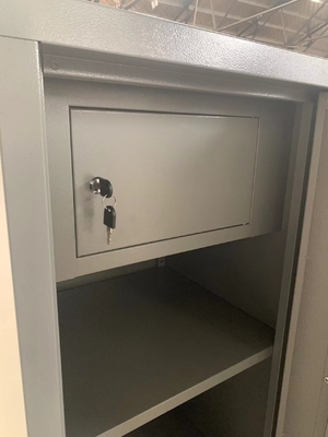 Golpee abajo el cabinete de archivo de la seguridad de la estructura con la cerradura doble de la seguridad