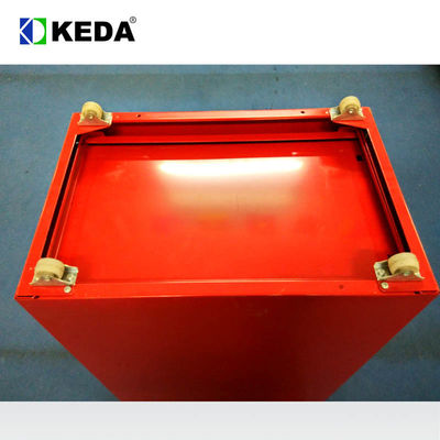 Cabinete de archivo rojo de la oficina de la capacidad de cargamento 35Kgs de 1m m