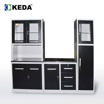 89 kilogramos armarios de cocina negros del 192cm de altos
