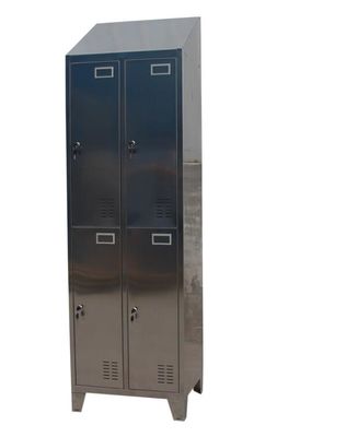 Gabinete de acero inoxidable del guardarropa del metal del color D500mm de RAL