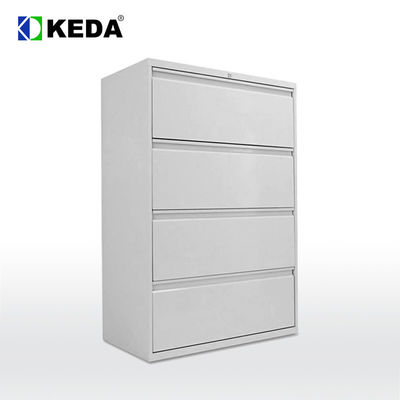 Metal 4 gabinete de almacenamiento lateral de fichero del cajón H52 bloqueable”