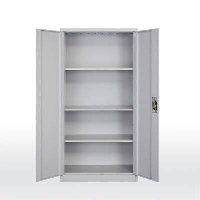 Cabinete de archivo de acero de la puerta de oscilación del armario de la limadura del metal de la oficina