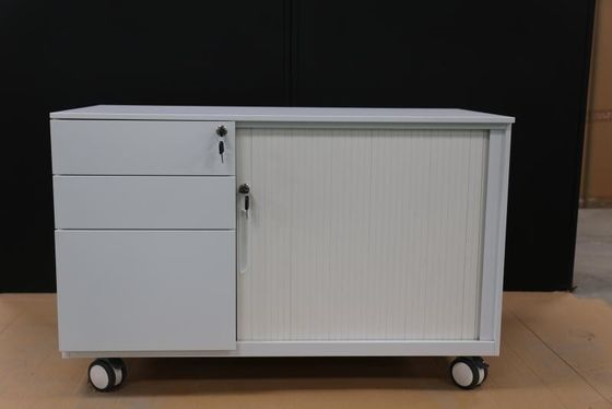 Muebles de oficinas del cabinete de archivo gris claro de H600mm W900mm Tambour