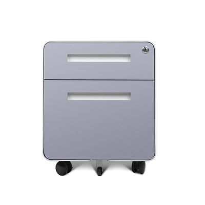 Gabinete movible del metal móvil de acero del pedestal de los cajones del equipo 2 de los muebles de oficinas