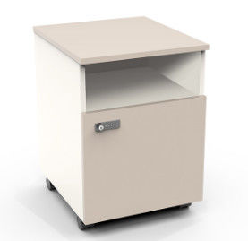 Gabinete de almacenamiento movible de fichero del armario del balanceo del pequeño pedestal móvil de acero