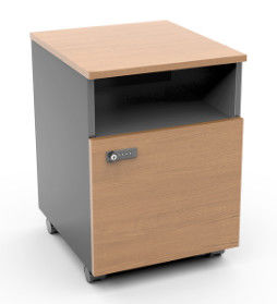 Gabinete de almacenamiento movible de fichero del armario del balanceo del pequeño pedestal móvil de acero
