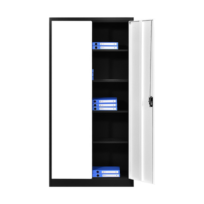 Gabinetes de almacenamiento de la puerta del gabinete de fichero del metal 2 con el estante ajustable 4
