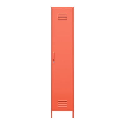 Solo embalaje plano anaranjado del gabinete de almacenamiento del armario del metal H1700 con los pies ajustables