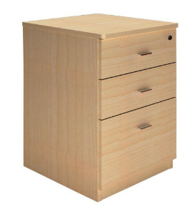 Pedestal móvil de madera del cajón del armario 3 del gabinete/del libro de fichero de los muebles de oficinas
